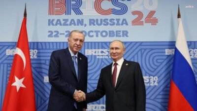 Cumhurbaşkanı Recep Tayyip Erdoğan, Rusya Devlet Başkanı Vladimir Putin ile