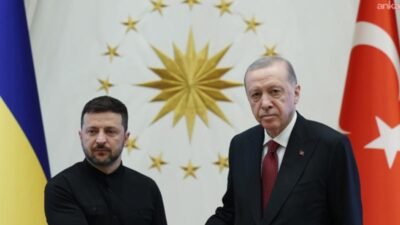 Cumhurbaşkanı Recep Tayyip Erdoğan, Ukrayna Devlet Başkanı Volodimir Zelenski ile