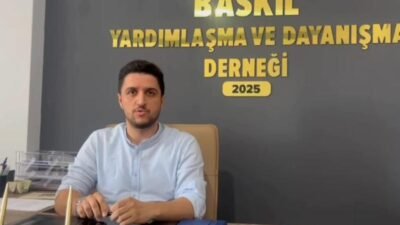 Elazığ Baskil Yardımlaşma ve Dayanışma Derneği Başkanı Ahmet Kürüm, Baskil'deki