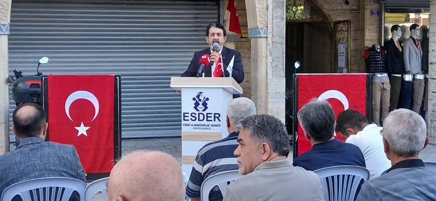 Kısa adı ESDER olan Esnaf ve Sanatkarlar Derneği Konya Şubesi