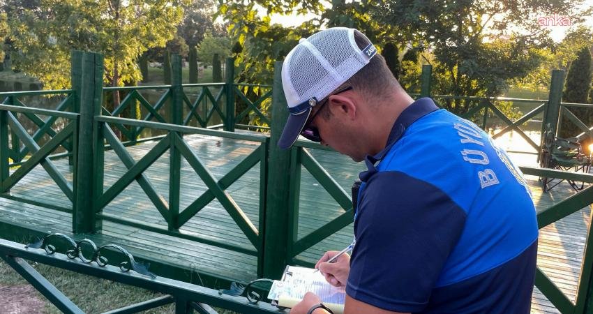 Eskişehir Büyükşehir Belediyesi Zabıta ekipleri, kent genelinde çevre temizliğini ve