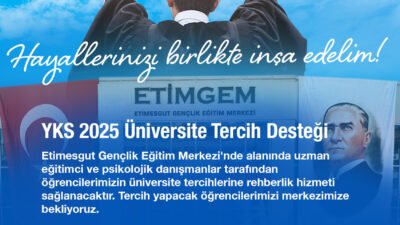 Etimesgut Belediyesi, üniversite hayali kuran gençlere destek olmak amacıyla YKS