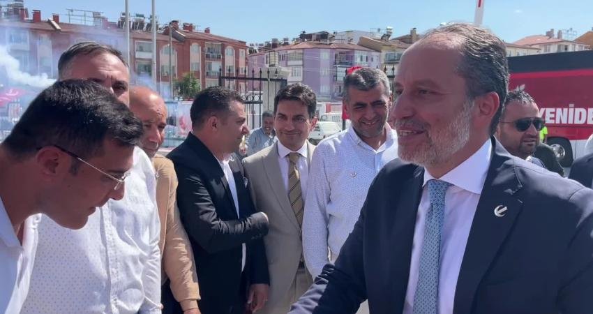 Yeniden Refah Partisi Genel Başkanı Fatih Erbakan, partisinin Burdur il