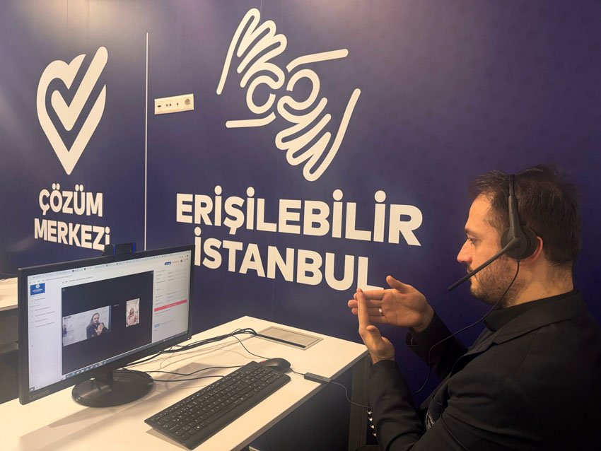 İBB, işitme ve konuşma engelli bireyler için görüntülü çağrı hizmeti