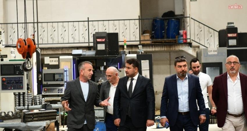 Kahramankazan Belediye Başkanı Selim Çırpanoğlu, Saray bölgesindeki işletmeleri ziyaret etti.