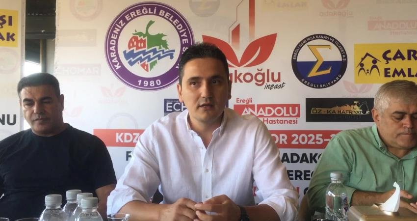 Karadeniz Ereğli Belediyespor Kulüp Başkanı Recep Yılmaz, profesyonel ligde mücadele