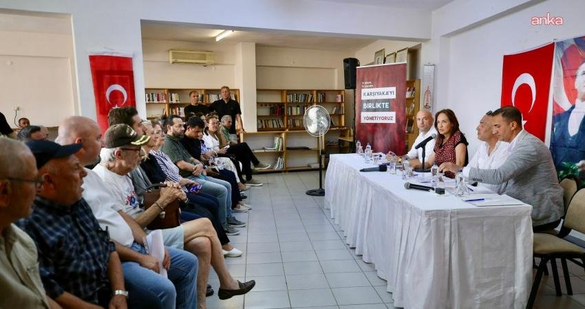 Vatandaş buluşmalarını sürdüren Karşıyaka Belediyesi, İnönü Mahallesi sakinleriyle 80'inci Yıl