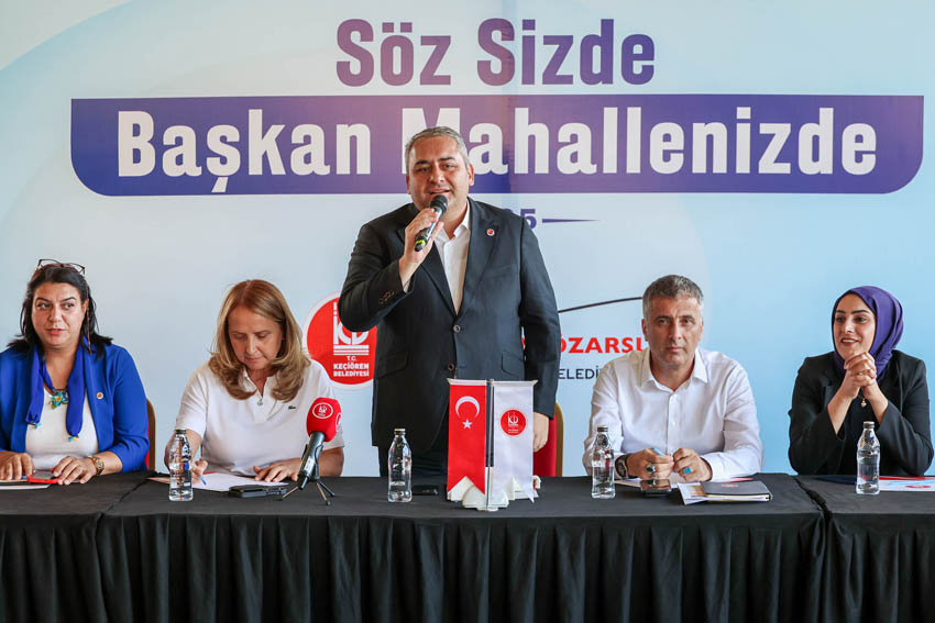 Keçiören Belediyesi’nin her hafta düzenlediği “Söz Sizde, Başkan Mahallenizde, Çözüm