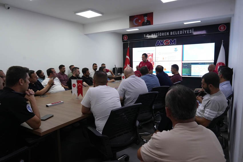 Keçiören Belediyesi, iş güvenliği ve çalışan sağlığını önceleyen yaklaşımıyla afetlere