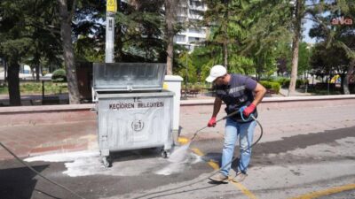 Keçiören Belediyesi, ilçe genelinde başlattığı geniş kapsamlı çalışmayla cadde, sokak,