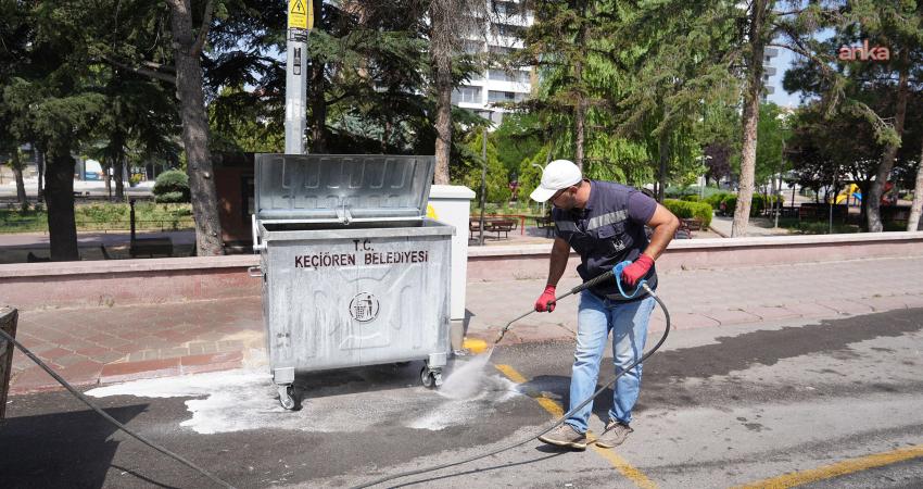 Keçiören Belediyesi, ilçe genelinde başlattığı geniş kapsamlı çalışmayla cadde, sokak,