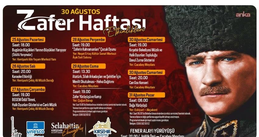Kırşehir Belediyesi'nin 30 Ağustos Zafer Bayramı programı kapsamında “Bu Meydan,