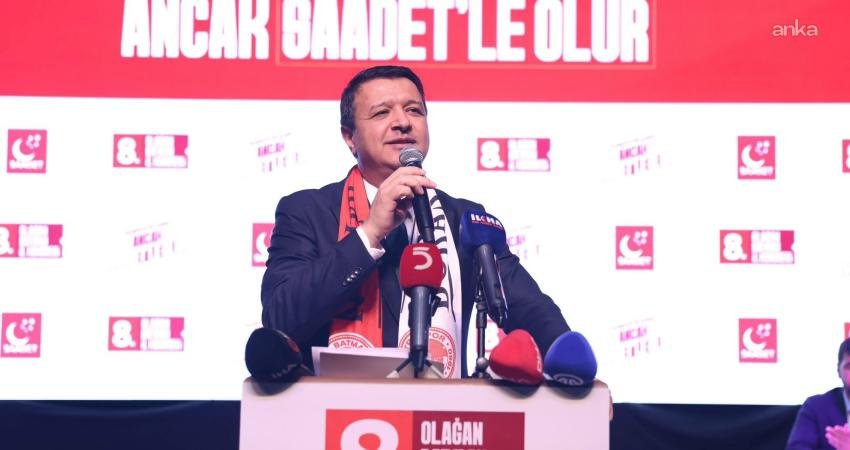 Saadet Partisi Genel Başkanı Mahmut Arıkan, "Borsadaki yükselişin hız kazanması