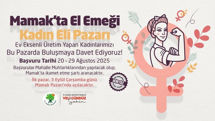 Mamak Belediyesi, evde üretim yapan kadınların el emeğini değerlendirmek ve