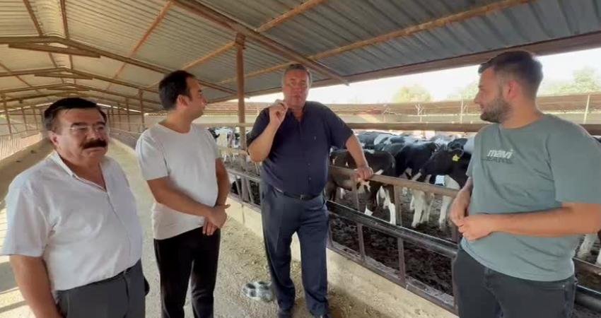 Hayvan üreticilerinin sorunlarını dinleyen CHP Niğde Milletvekili Ömer Fethi Gürer,