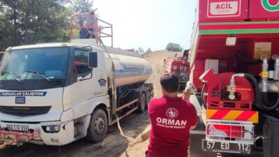 Pursaklar Belediyesi, Karabük’te devam eden orman yangınları ile mücadele etmek