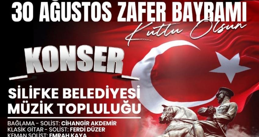 Silifke Belediyesi Müzik Topluluğu, 30 Ağustos Zafer Bayramı etkinlikleri kapsamında
