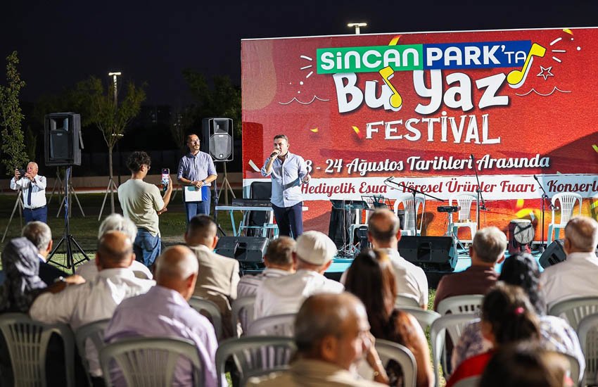 Yaz Festivali kapsamında Sincan Park’ta düzenlenen Memleket günlerinin ilki “Ankara”