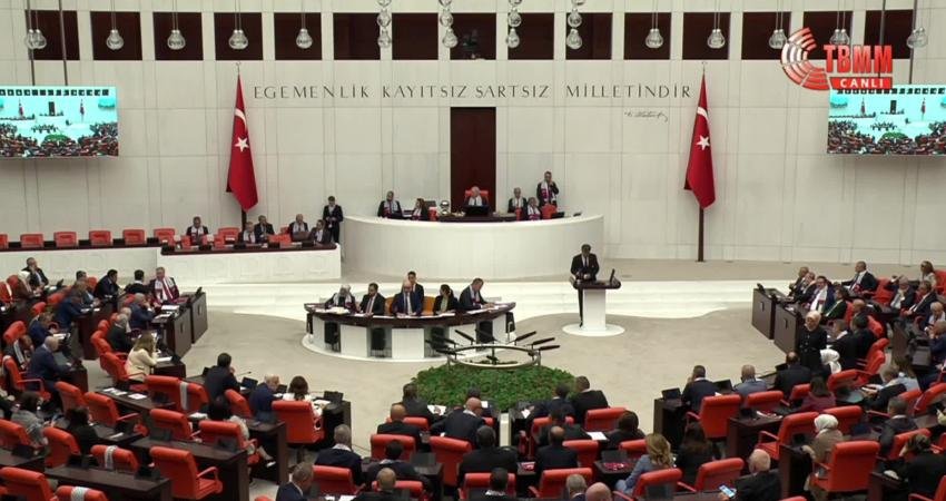 TBMM Genel Kurulu'nun Gazze için olağanüstü toplantısına katılan Dışişleri Bakanı