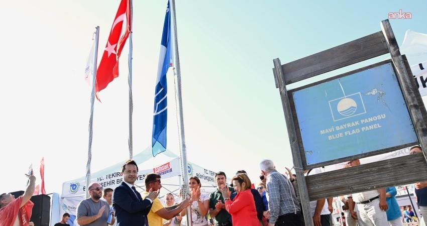 Tekirdağ Büyükşehir Belediyesi'nin sorumluluğundaki Mavi Bayraklı plaj sayısı bu yıl