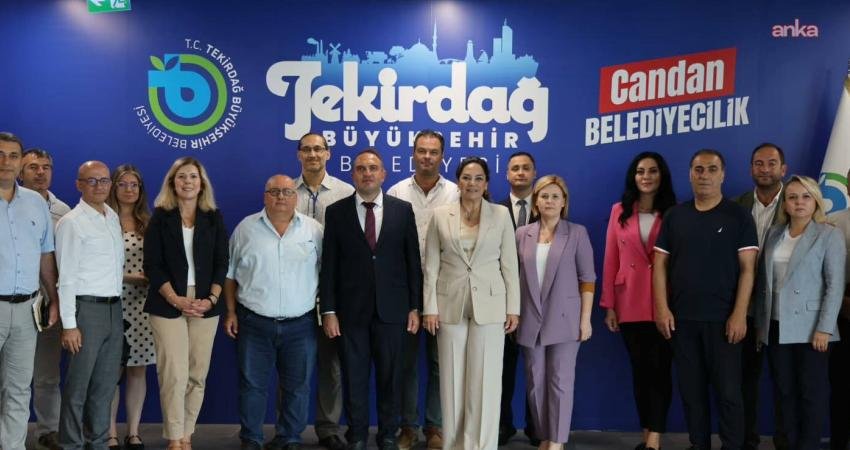 Tekirdağ Büyükşehir Belediye Başkanı Candan Yüceer ve Trakya Belediyeler Birliği