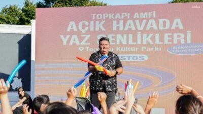 Topkapı Kültür Parkı, yaz akşamlarını renklendiren etkinliklere ev sahipliği yapıyor.