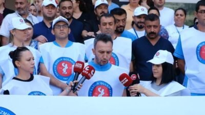 Türkiye Sağlık İş Sendikası Eskişehir İl Temsilcisi Uğur Özatak, "Biz