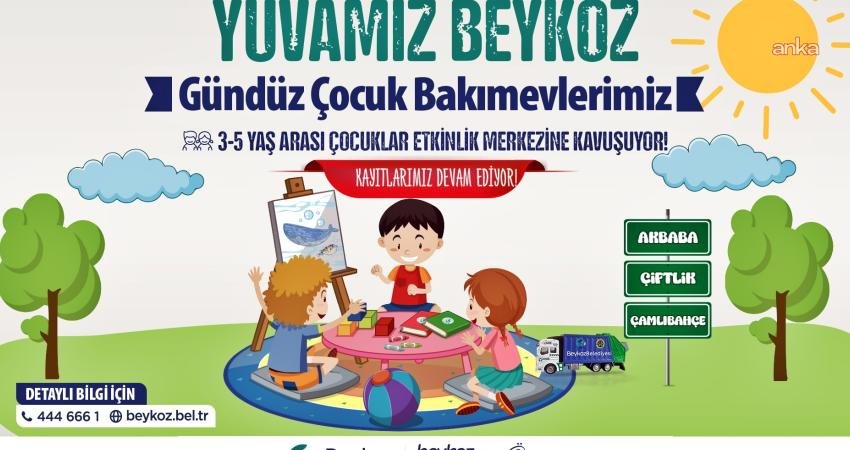 Beykoz Belediyesi, “Yuvamız Beykoz” projesi kapsamında, 36–66 ay (3–5 yaş)