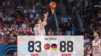 A Milli Erkek Basketbol Takımı, Avrupa Şampiyonası final maçında Almanya'ya