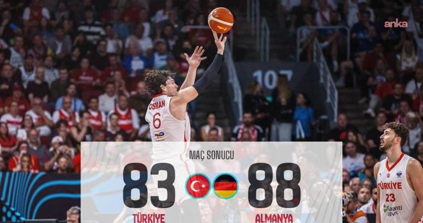 A Milli Erkek Basketbol Takımı, Avrupa Şampiyonası final maçında Almanya'ya