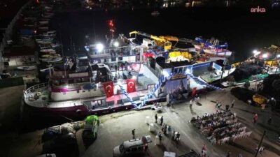 Rize'de balık av sezonu başladı. Törende konuşan Vali Yardımcısı Hatice