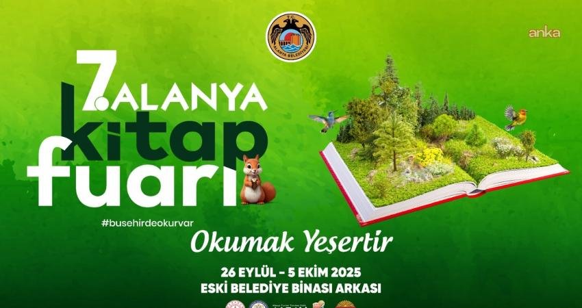 Alanya Belediyesi tarafından düzenlenen 7. Alanya Kitap Fuarı, 26 Eylül