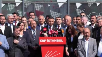 CHP’li 81 il başkanı, CHP İstanbul İl Başkanı Özgür Çelik’in