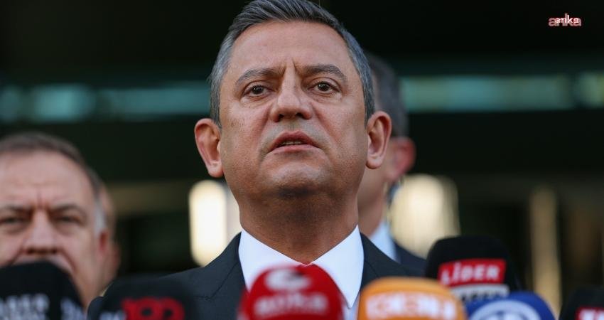 CHP Genel Başkanı Özgür Özel, Ankara Büyükşehir Belediyesi'ne yönelik yürütülen