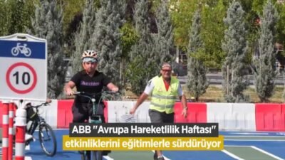Ankara Büyükşehir Belediyesi (ABB), “Avrupa Hareketlilik Haftası” dolayısıyla EGO Bisiklet