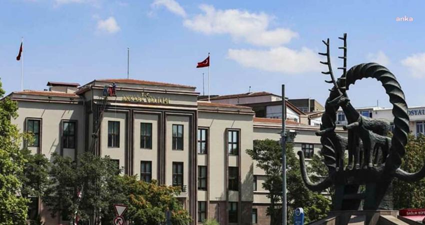 Ankara Valiliği'nden yapılan açıklamada, "Orman Bölge Müdürlüğü ve İtfaiye Daire