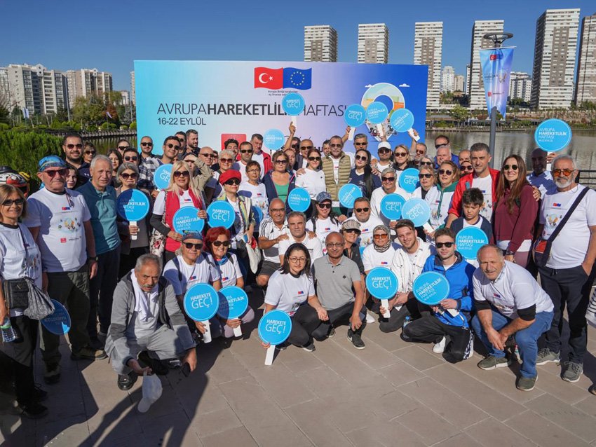 Avrupa Hareketlilik Haftası kapsamında Göksu Parkı’nda yürüyüş gerçekleştirildi Etimesgut Belediyesi, Avrupa Hareketlilik Haftası kapsamında ilçede sağlıklı yaşam ve