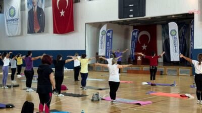 Bakırköy Belediyesi’nin Atatürk Spor ve Yaşam Köyü’nde düzenlediği “Sabah Sporları”