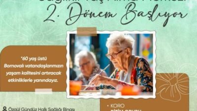 Bornova Belediyesi, 60 yaş üstü vatandaşların yaşam kalitesini artırmak amacıyla