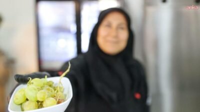 Buca Belediyesi, Kaynaklar'daki üzüm bağından toplanan ürünleri üç Kent Lokantası'nda