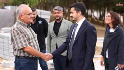 Çankaya Belediye Başkanı Hüseyin Can Güner, Çiğdem Mahallesi’nde yapımı süren