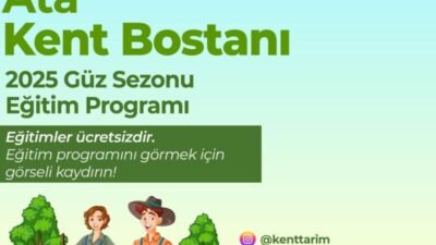 Çankaya Belediyesi’nin bu yıl 15'inci dönemine giren “Kent Bostanı” güz
