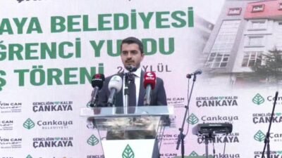 Çankaya Belediyesi'nin eğitime destek çalışmaları kapsamında 100 öğrenci kapasiteli kız yurdu