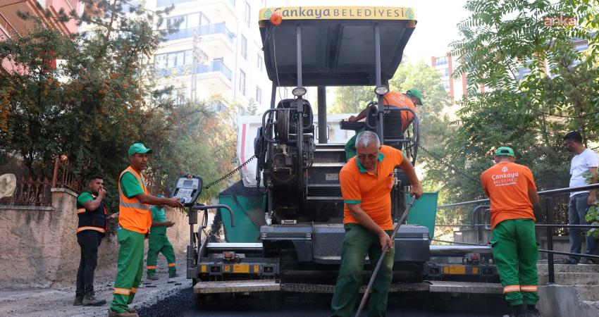 Çankaya’da asfalt çalışmaları hızlandı Çankaya Belediyesi, ilçe genelinde ulaşımın daha güvenli ve konforlu hale