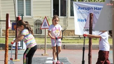 Çankaya Belediyesi, Avrupa Hareketlilik Haftası kapsamında Umut Gündüz Bakımevi’nde okul