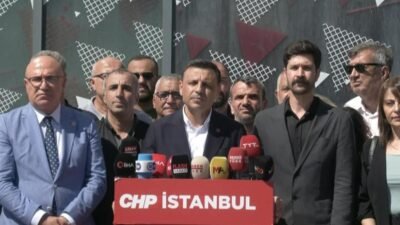 Mahkeme kararıyla görevden alınan CHP İstanbul İl Başkanı Özgür Çelik’e