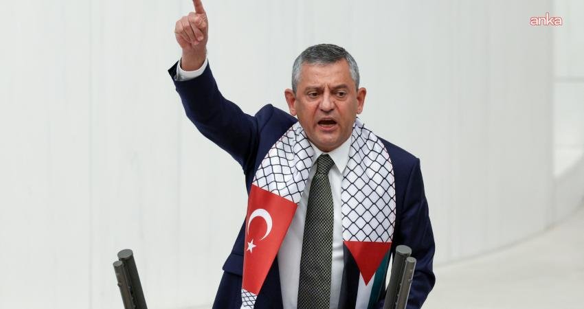 CHP Genel Başkanı Özgür Özel, yarın Eyüpsultan Meydanı'nda düzenlenecek Filistin mitingine