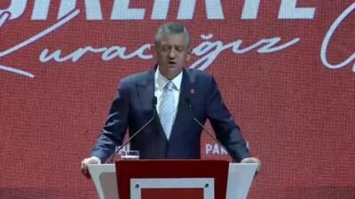 CHP Genel Başkanı Özgür Özel, partisinin Örgüt Temsilcileri Meclisi Toplantısı'nda