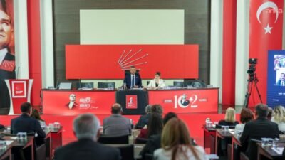 CHP Genel Başkanı Özgür Özel, Parti Meclisi (PM) toplantısına başkanlık