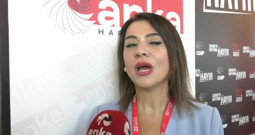 CHP Genel Başkan Yardımcısı Gamze Taşcıer, CHP'nin 22'nci Olağanüstü Kurultayı'na